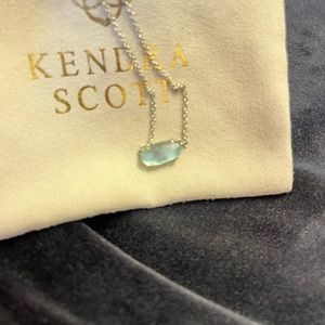 Kendra Scott Necklace w/ light blue stone